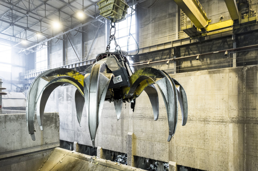 Portes ouvertes de l’Unité de valorisation énergétique Isséane à Issy-les-Moulineaux - SYCTOM9879JLD fosse