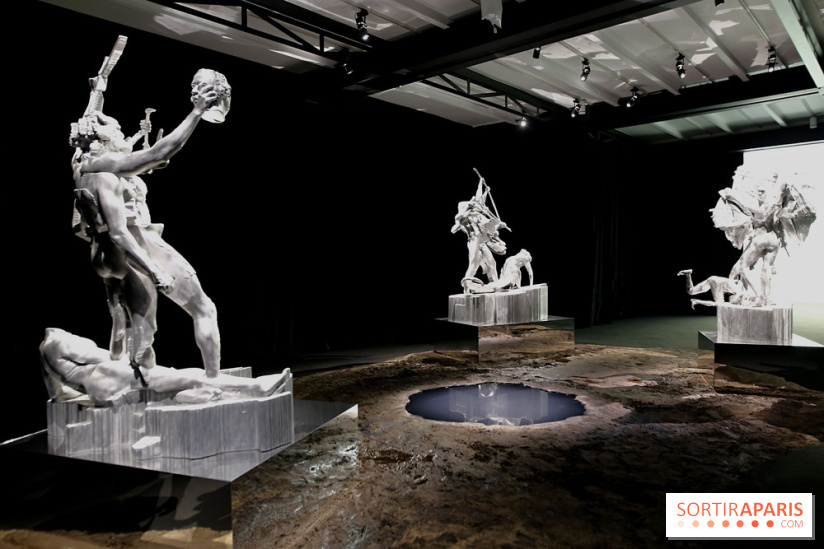 Daniel Buren et Miles Greenberg, nos photos de l'expo au Reiffers Art Inititiatives à Paris 