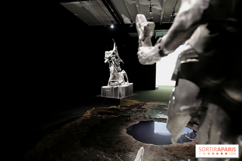 Daniel Buren et Miles Greenberg, nos photos de l'expo au Reiffers Art Inititiatives à Paris 