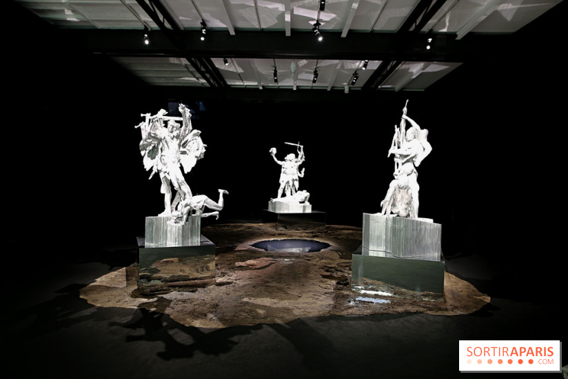 Daniel Buren et Miles Greenberg, nos photos de l'expo au Reiffers Art Inititiatives à Paris 