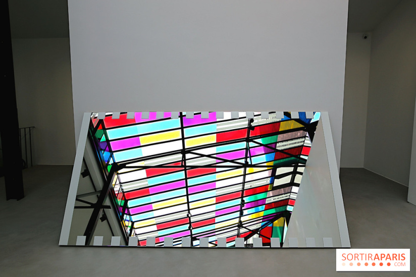 Daniel Buren et Miles Greenberg, nos photos de l'expo au Reiffers Art Inititiatives à Paris 