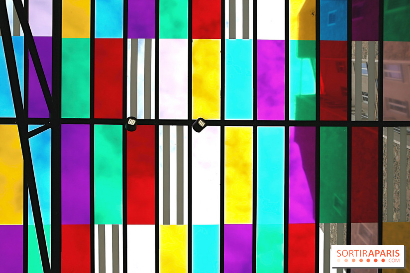 Daniel Buren et Miles Greenberg, nos photos de l'expo au Reiffers Art Inititiatives à Paris 