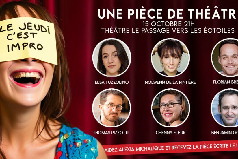 Succès à Paris : après une série de complets, Le jeudi c’est impro revient le 15 octobre avec des stars de l'improvisation théâtrale !
