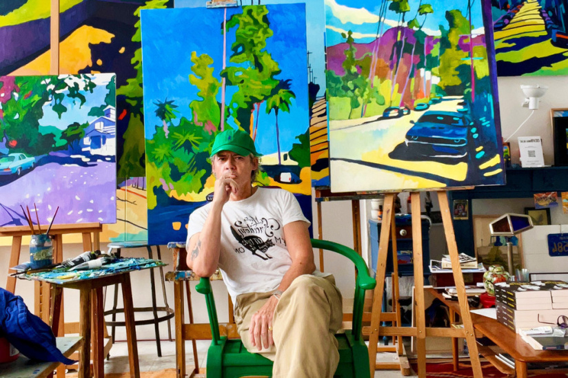 La Californie de Thierry Lefort - 20 années de peinture - Thierry Lefort expo Beffroi Montrouge 1