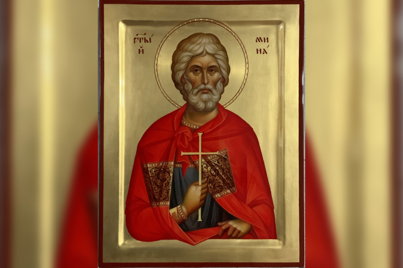 L'Icône orthodoxe - La lumière de l'éternité - Sv. Mina   Jordan Jordanov