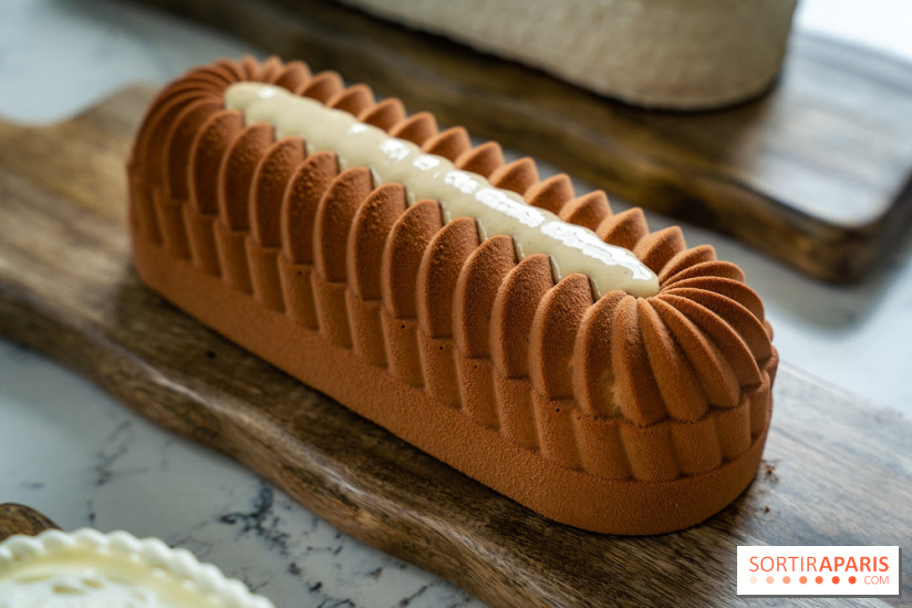 Les Bûches de Noël de Pleincœur par Maxime Frédéric 2025 et ses créations de fêtes - A7C07669