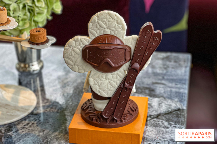 Bûche et chocolats de Noël 2025 de Louis Vuitton par Maxime Frédéric