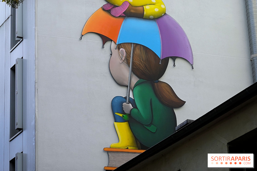 Seth, les photos de son œuvre murale à Belleville