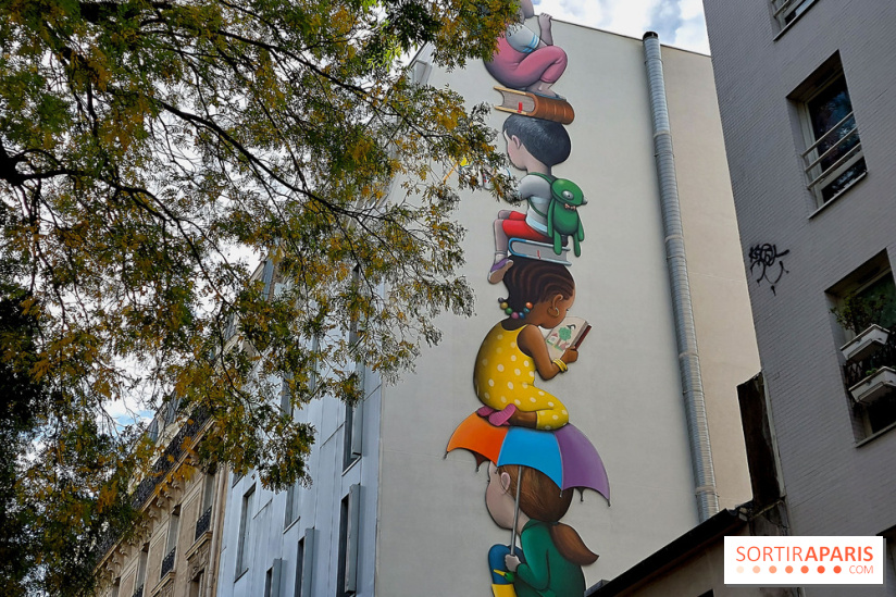 Seth, les photos de son œuvre murale à Belleville 