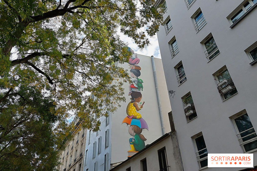 Seth, les photos de son œuvre murale à Belleville