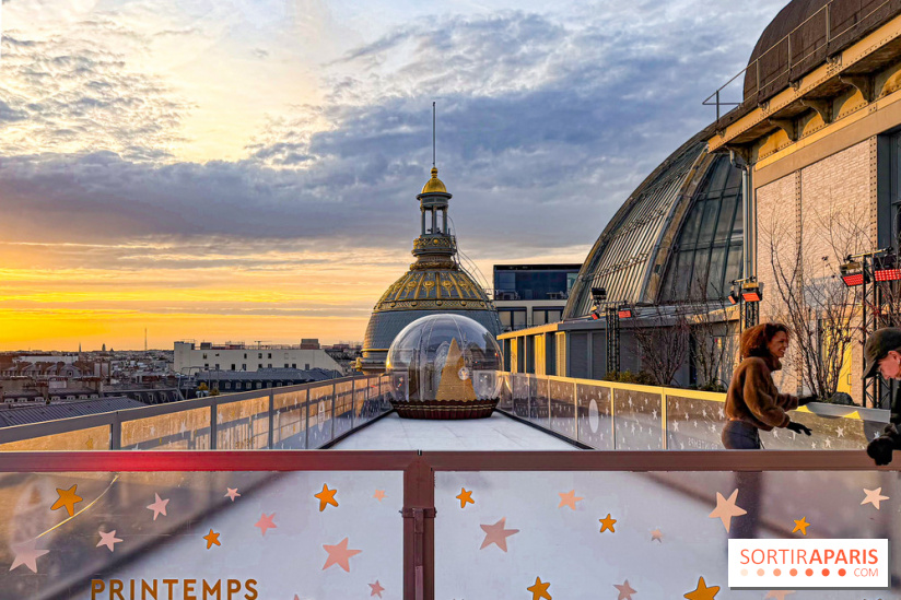 Noël 2025 au Printemps Haussmann : une patinoire gratuite au sommet du grand magasin - IMG 0199