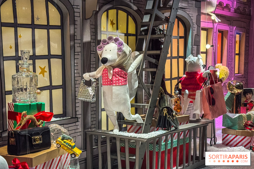 Les vitrines de Noël du Printemps Haussmann à Paris 2025 avec Diane Kruger, les photos