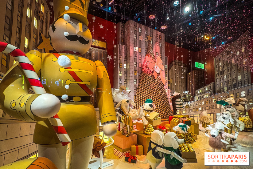 Les vitrines de Noël du Printemps Haussmann à Paris 2025 avec Diane Kruger, les photos