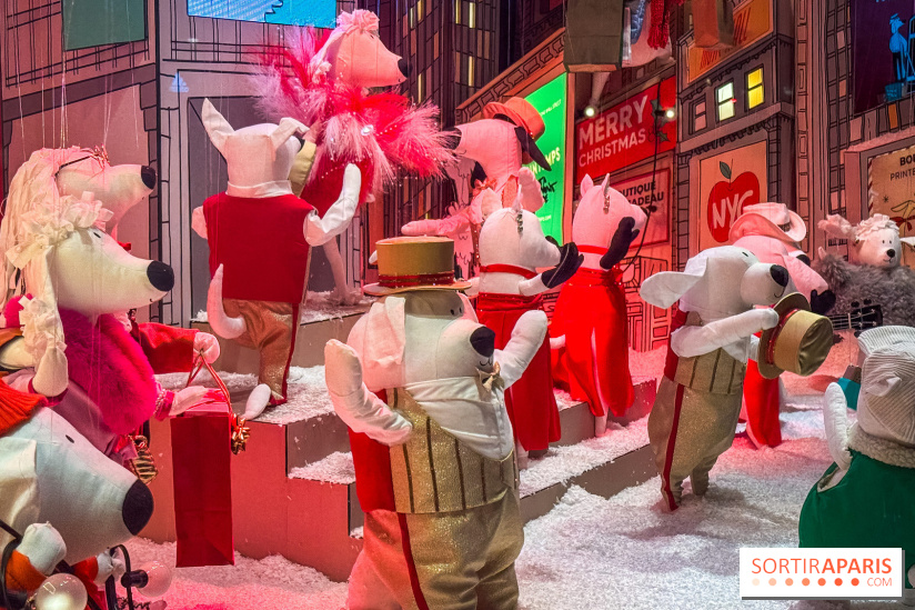 Les vitrines de Noël du Printemps Haussmann à Paris 2025 avec Diane Kruger, les photos