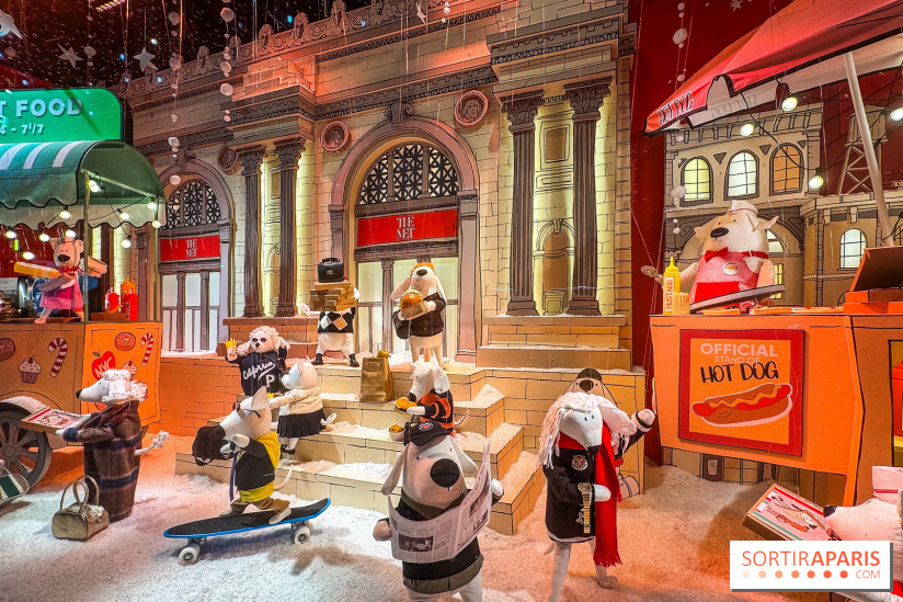 Les vitrines de Noël du Printemps Haussmann à Paris 2025 avec Diane Kruger, les photos