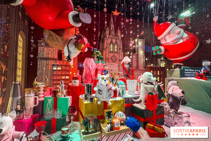 Les vitrines de Noël du Printemps Haussmann à Paris 2025 avec Diane Kruger, les photos