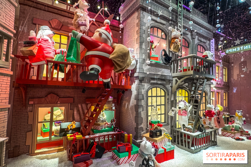 Les vitrines de Noël du Printemps Haussmann à Paris 2025 avec Diane Kruger, les photos