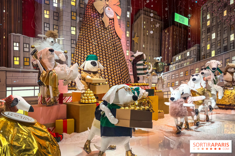 Les vitrines de Noël du Printemps Haussmann à Paris 2025 avec Diane Kruger, les photos
