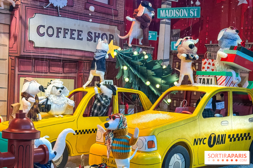 Les vitrines de Noël du Printemps Haussmann à Paris 2025 avec Diane Kruger, les photos
