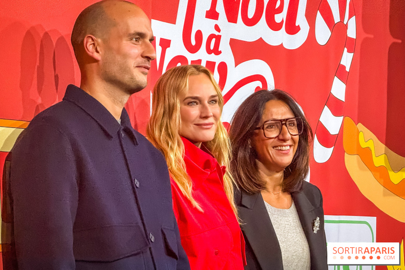 Les vitrines de Noël du Printemps Haussmann à Paris 2025 avec Diane Kruger, les photos