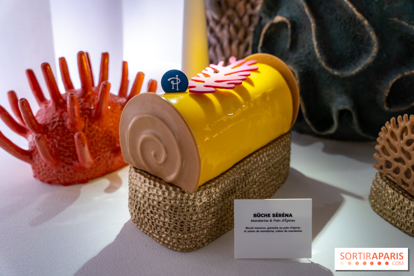 Bûches de Noël et créations de fête 2025 de Pierre Hermé : les Abysses