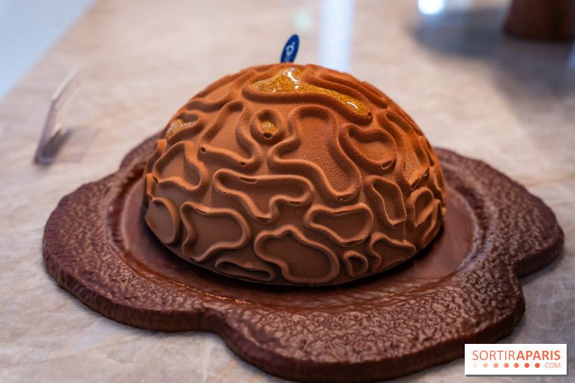 Bûches de Noël et créations de fête 2025 de Pierre Hermé : les Abysses