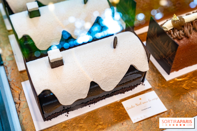 Bûche de Noël Lenôtre 2025 : Le train des Merveilles et les créations de fête - photos