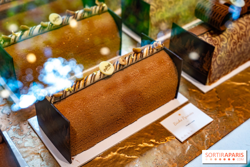 Bûche de Noël Lenôtre 2025 : Le train des Merveilles et les créations de fête - photos