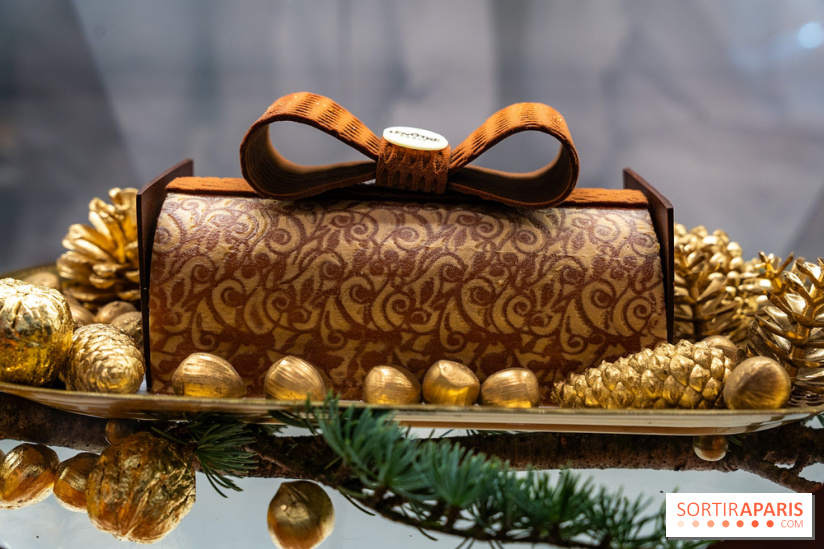 Bûche de Noël Lenôtre 2025 : Le train des Merveilles et les créations de fête - photos - A7C07616