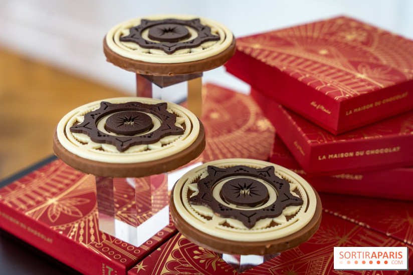 Bûche de Noël Opéra Garnier de la Maison du Chocolat 2025 - photos