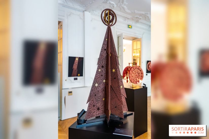 Bûche de Noël Opéra Garnier de la Maison du Chocolat 2025 - photos - A7C07795