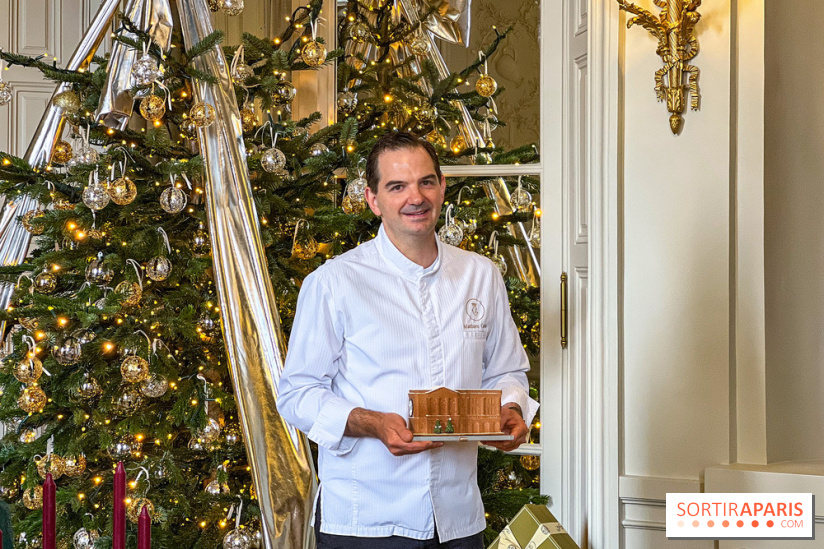 La Bûche de Noël 2025 de l'Hôtel de Crillon par Matthieu Carlin : le palace ... à croquer ! - IMG 7928