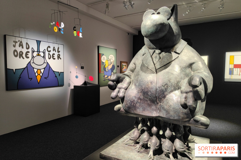 Geluck expose Le Chat : l'exposition rétrospective entre art et humour se dévoile au musée Maillol
