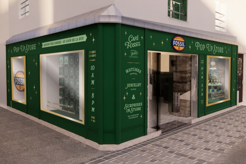 Fossil ouvre son Pop Up Store festif au cœur du Marais