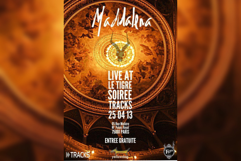 Maddalena - Soirée Tracks d'ARTE Tv au Tigre by l'Alternative