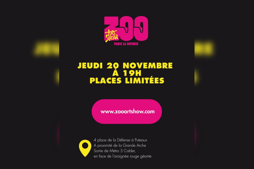 Jeudi 20 novembre à 19h - Places limitées