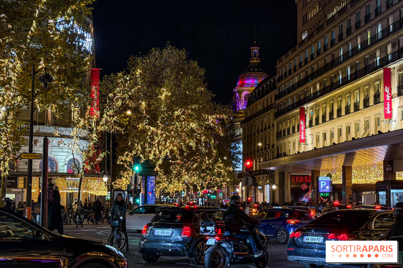 Les illuminations de Noël 2025 du Boulevard Haussmann