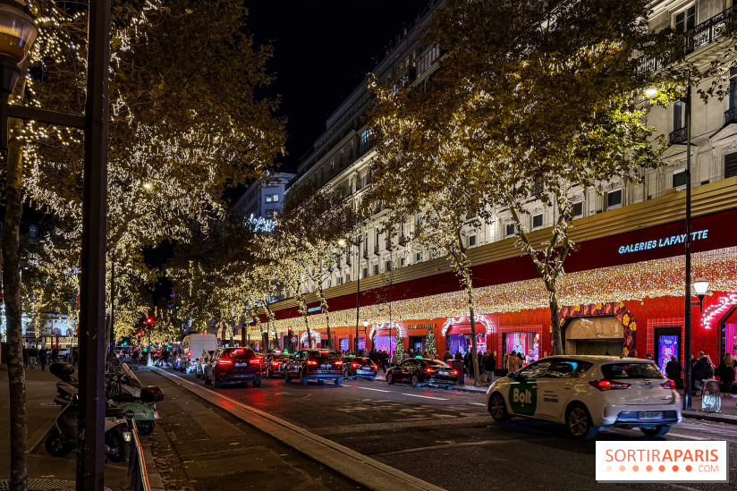 Les illuminations de Noël 2025 du Boulevard Haussmann