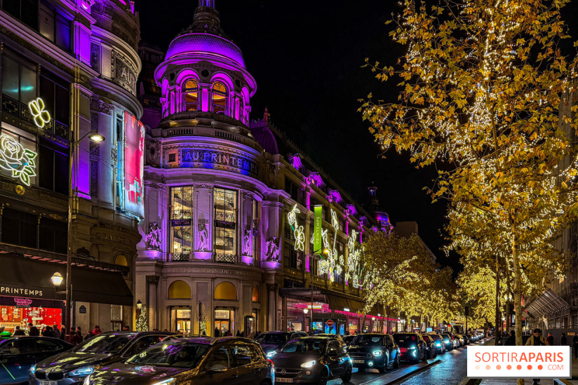 Les illuminations de Noël 2025 du Boulevard Haussmann