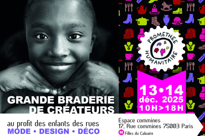 Braderie Solidaire - Flyer promethee vente dec 2025