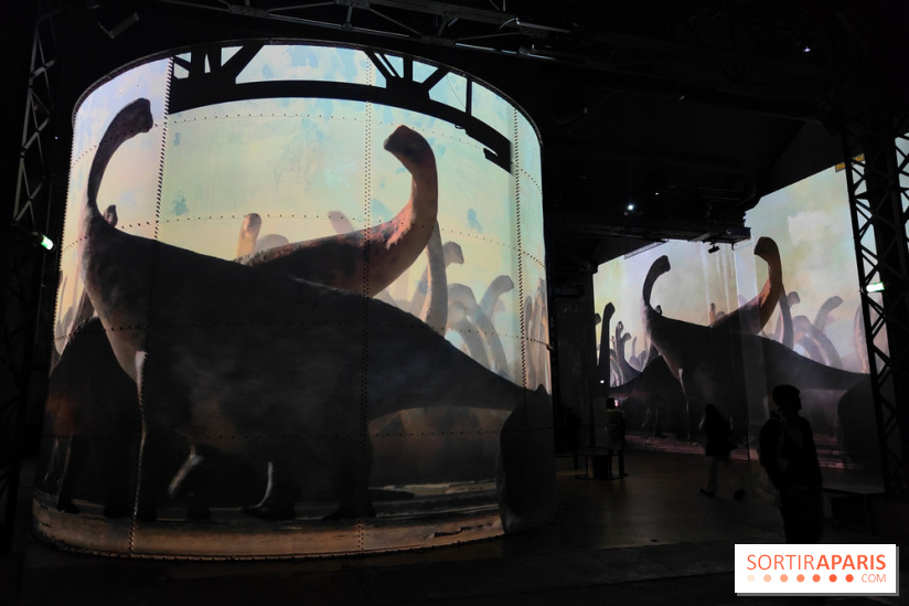 Dinosaures : l'expérience immersive qui nous fait remonter le temps à l'Atelier des Lumières, photos