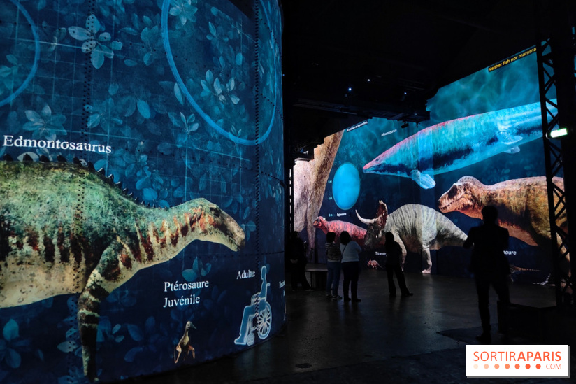 Dinosaures : l'expérience immersive qui nous fait remonter le temps à l'Atelier des Lumières, photos