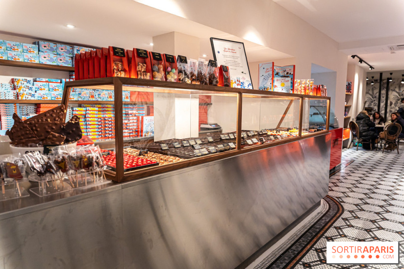 salon de thé chocolatier Chapon Saint-Germain-En-Laye - Yvelines:  chocolat chaud et gourmandises - photos