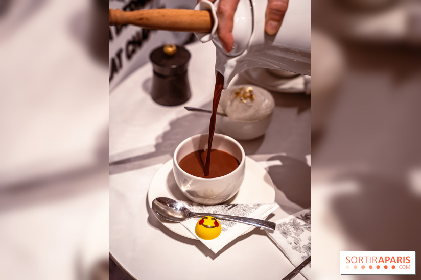 salon de thé chocolatier Chapon Saint-Germain-En-Laye - Yvelines:  chocolat chaud et gourmandises - photos