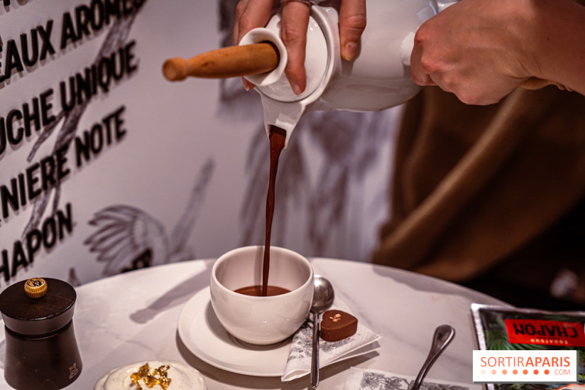 salon de thé chocolatier Chapon Saint-Germain-En-Laye - Yvelines:  chocolat chaud et gourmandises - photos