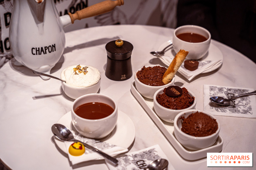 salon de thé chocolatier Chapon Saint-Germain-En-Laye - Yvelines:  chocolat chaud et gourmandises - photos