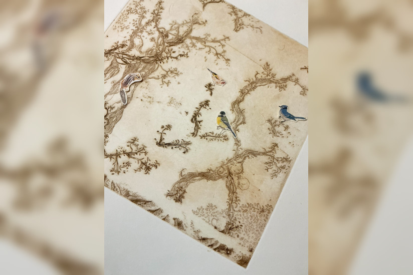 Marché de Noël des Créateurs à Colombes - Gravure généalogique 2