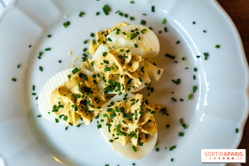 Le petit bouillon de la gare à Asnières-sur-Seine - photos - oeufs mimosa