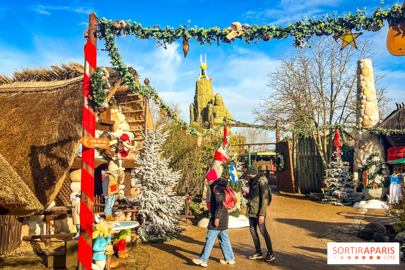 Noël au Parc Astérix 2025, patinoire et marché de Noël  - IMG 7506