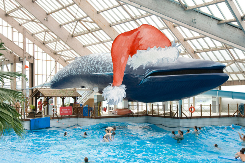 Aquaboulevard de Paris - Baleine Aqua Noel